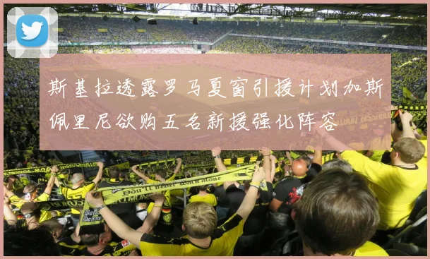 斯基拉透露罗马夏窗引援计划加斯佩里尼欲购五名新援强化阵容